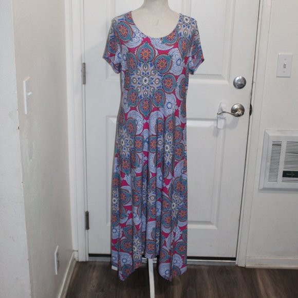 Chico’s MEDALLION CLUSTER-PRINT DRESS Women 1 US M/ 8 - Picture 4 of 12